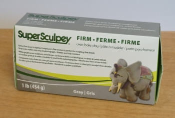 Super SculpeySuper Sculpey (FIRM) Grey 454g - Potterycrafts Ltd