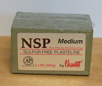 Chavant Modelling Clay MEDIUM NSP Green 2lb / 907g