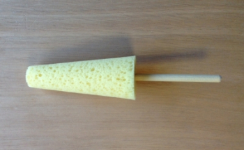 Small Sponge Stick Tapered