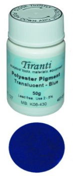 Polyester Pigment: Translucent Blue 50g