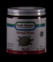 Metal Wax: Red 8oz non export