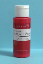 Acrylic Paint: Dark Red 59ml
